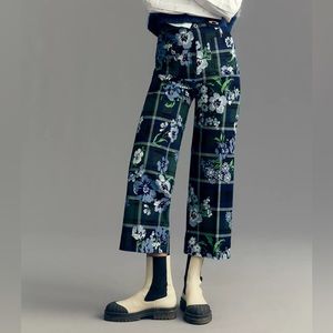 NWT The Colette Cropped Wide-Leg Pants